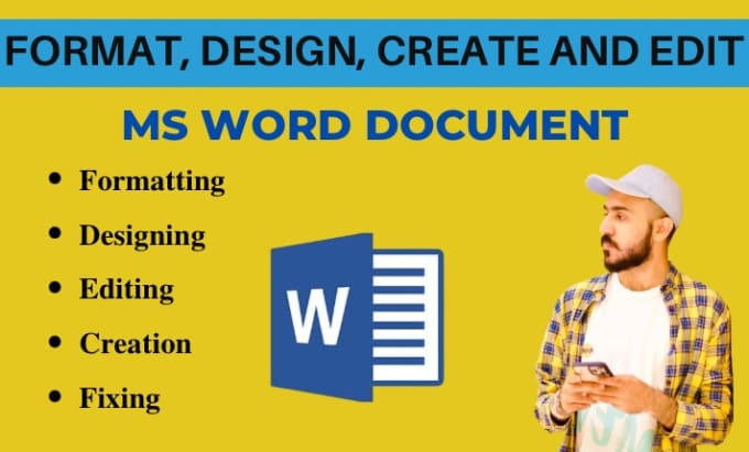 Gig Preview - Do ms word document formatting, design, editing, and fixing