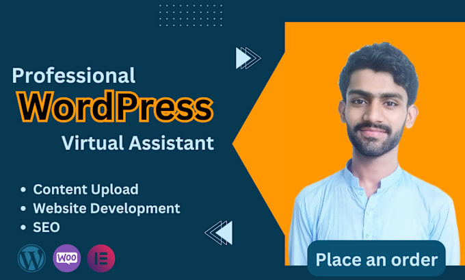 Gig Preview - Be your wordpress virtual assistant for content upload