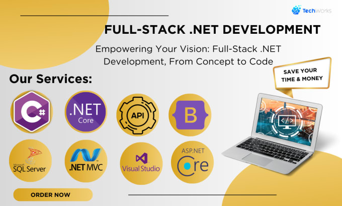 Gig Preview - Develop asp net , asp net mvc, asp net core, web forms, web api integration