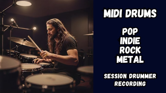 Gig Preview - Midi drums professional recording