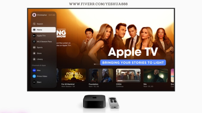 Gig Preview - Develop professional apple tv channel