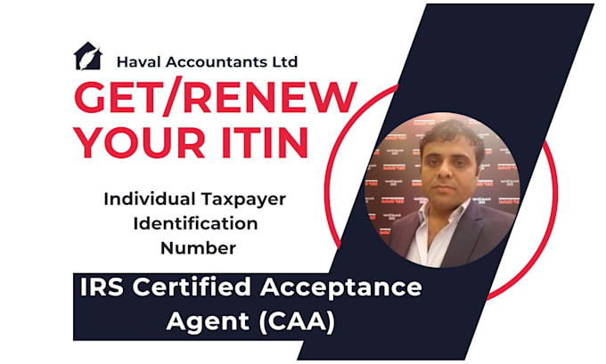 Gig Preview - Get your itin individual taxpayer number as irs caa