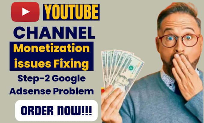 Gig Preview - Fix the youtube monetization issue reused content monetized, adsense problem