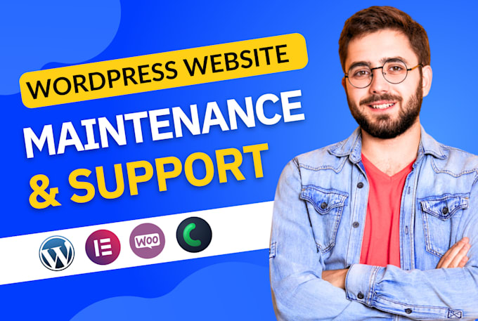 Gig Preview - Provide monthly wordpress website maintenance, help and support