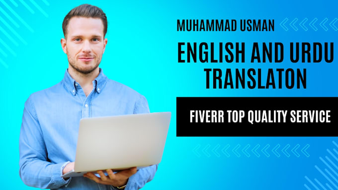 Gig Preview - Do expert english and urdu translation