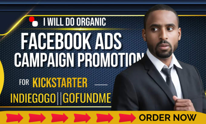 Bestseller - set up facebook page and run ads to fundraise your crowdfunding project or cause