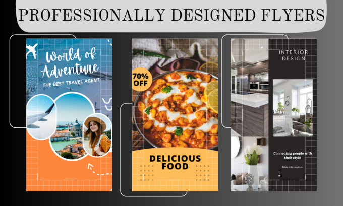 Bestseller - make a flyer design for your different business