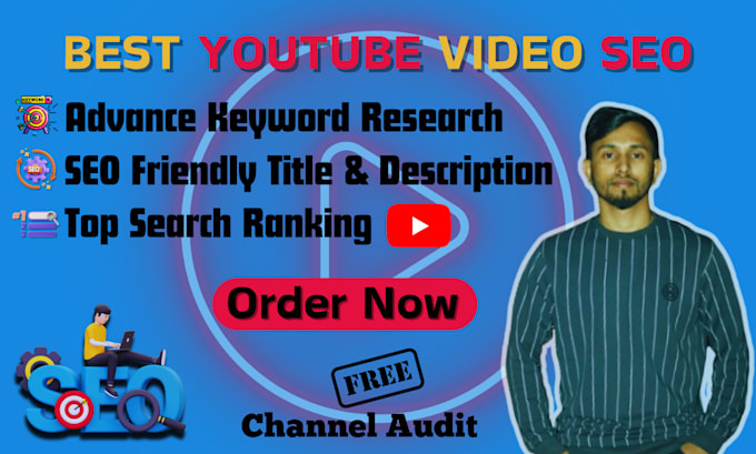 Bestseller - do best youtube video SEO ranking and channel growth manager