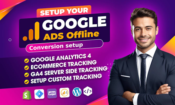 Gig Preview - Setup google ads offline conversion tracking with gclid