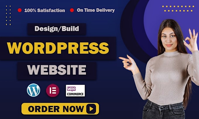 Gig Preview - Design and develop responsive and professional wordpress website