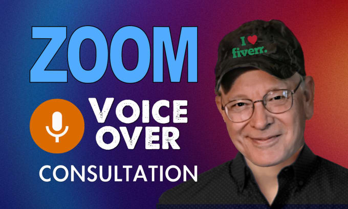 Gig Preview - Do a zoom consultation about a proposed voice over to discuss style, budget, etc