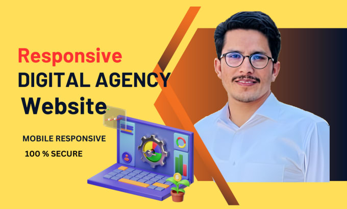 Gig Preview - Design a responsive digital marketing agency website