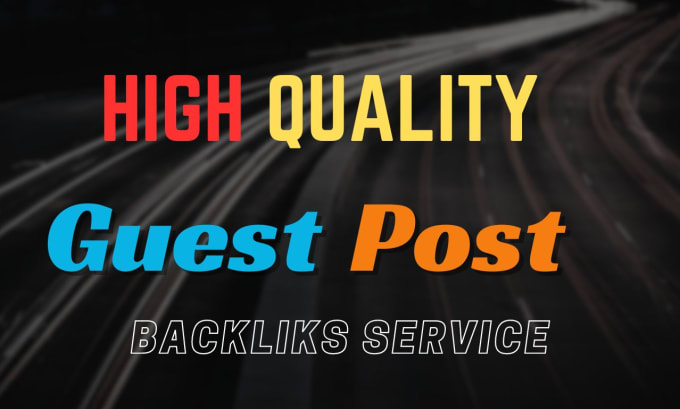 Gig Preview - Do dofollow SEO guest post posting backlinks