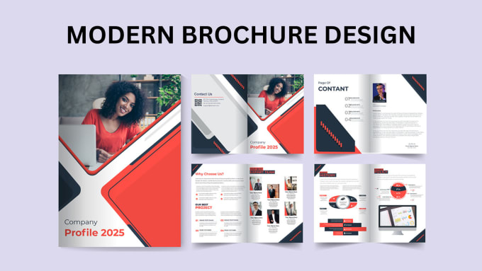 Gig Preview - Design company profile, annual report, trifold brochure, canva business flyer