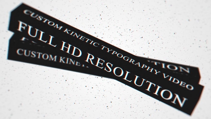 Gig Preview - Make dynamic kinetic typography videos to make your brand stand out