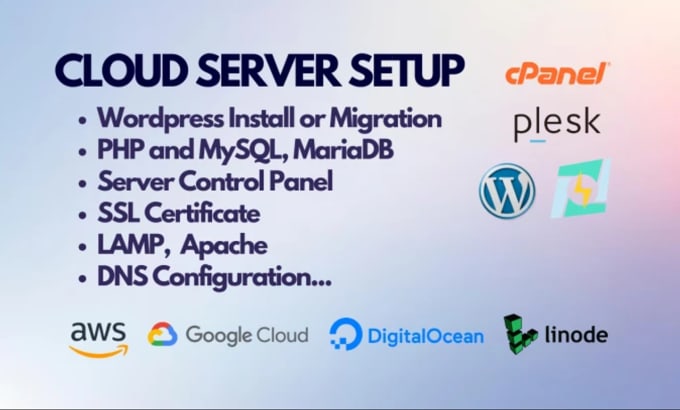 Gig Preview - Setup and fix cpanel, aws, cloud linux server issues