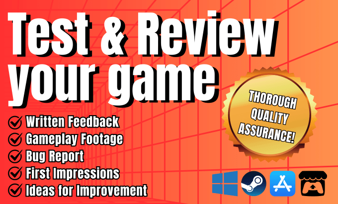 Gig Preview - Test and review your video game