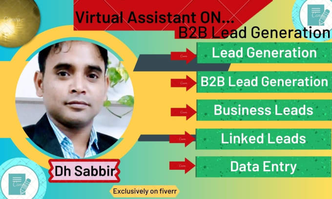 Bestseller - do b2b leads linkedin leads business leads collect and data entry virtual work