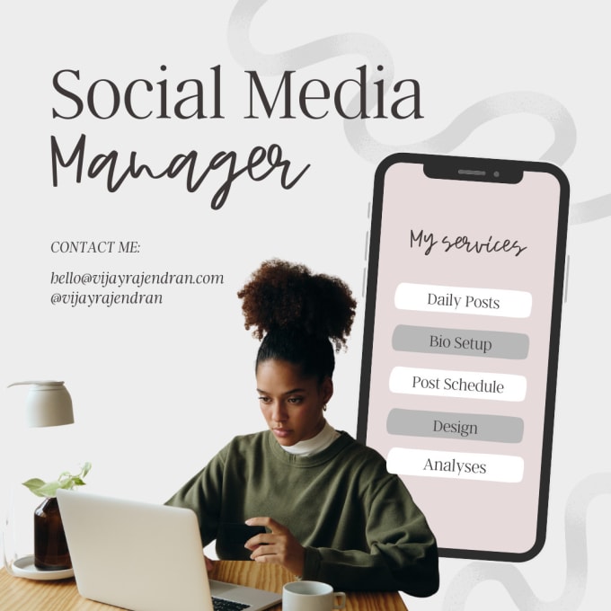 Gig Preview - Your pro social media manager