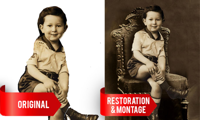 Gig Preview - Do realistic photo restoration and manipulation