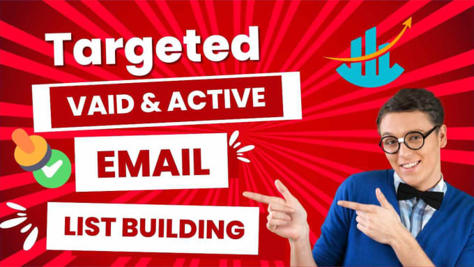 Gig Preview - Provide niche targeted vaild and active email list building