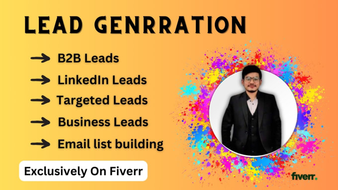 Gig Preview - Do b2b lead generation with linkedin leads email list build