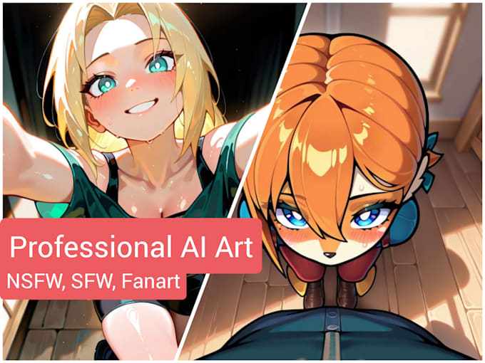 Gig Preview - Make anime ai art nsfw sfw and more