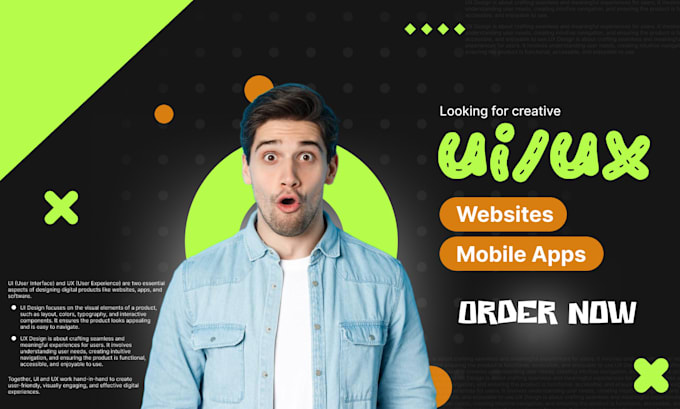 Gig Preview - Do UI UX designing for mobile apps and web sites