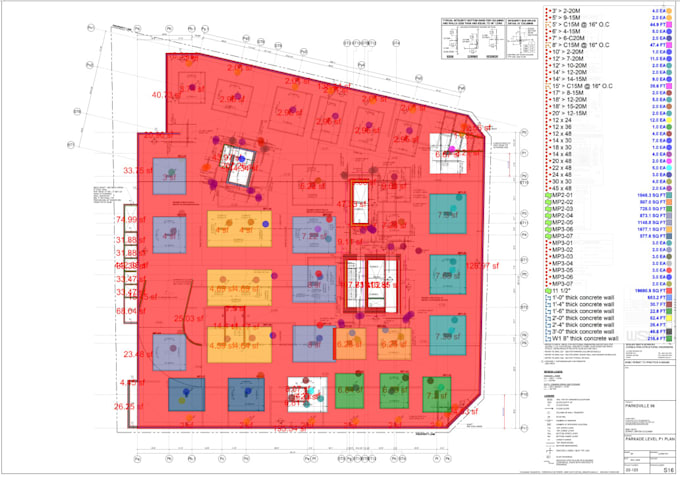 Gig Preview - Prepare concrete, rebar, formwork takeoffs and cost estimate