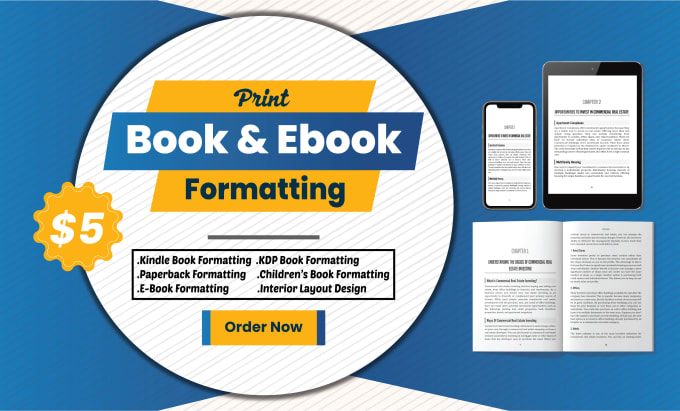 Gig Preview - Do KDP book formatting, ebook formatting and layout design