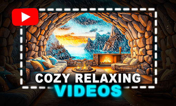 Gig Preview - Create cozy rain and relaxing video for your youtube channel