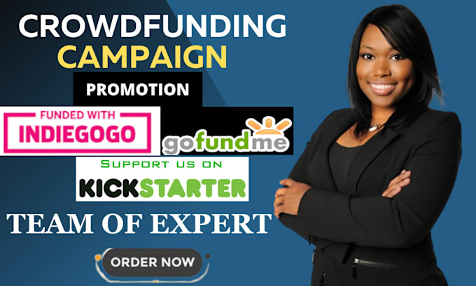 Bestseller - promotion your gofundme kickstarter indiegogo fundraising crowdfunding campaign