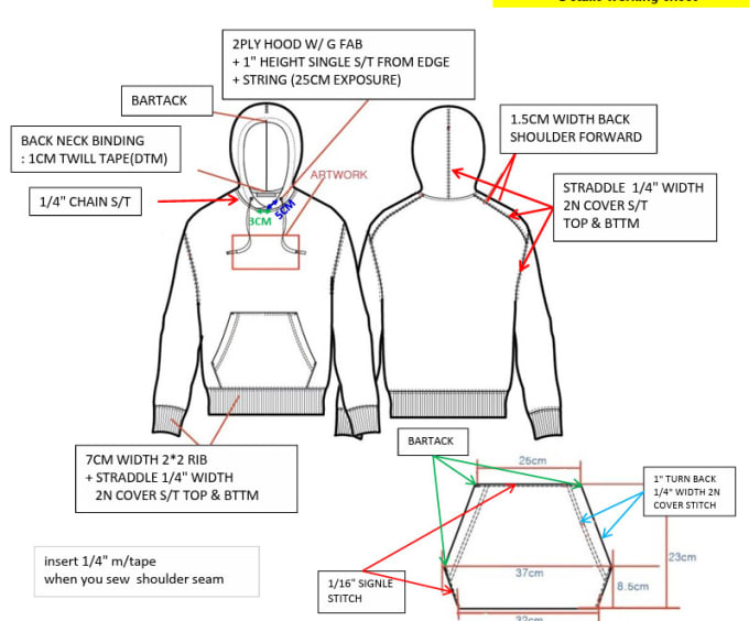 Gig Preview - Develop the grading of your pattern multiple sizes