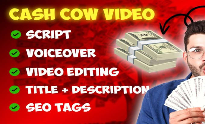 Gig Preview - Create top 10 cashcow, youtube cashcow, travel videos