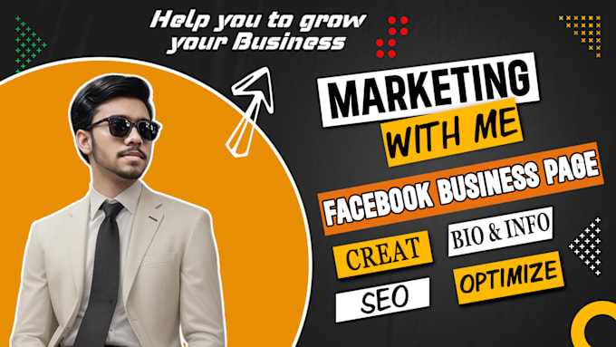 Gig Preview - Create a facebook business page social media page setup to optimize and SEO