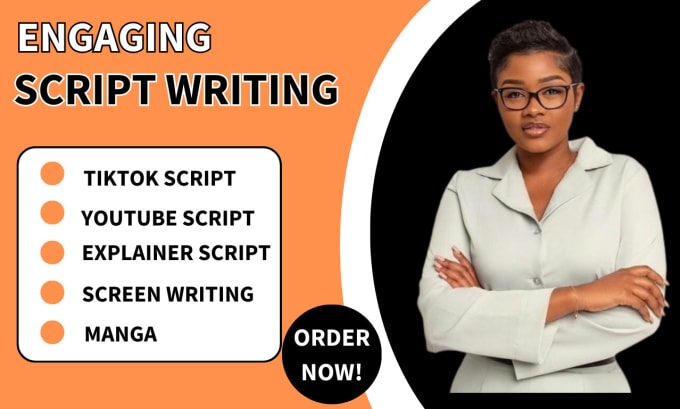 Gig Preview - Be your youtube script writer, explainer script, manga, screenwriting, and nba