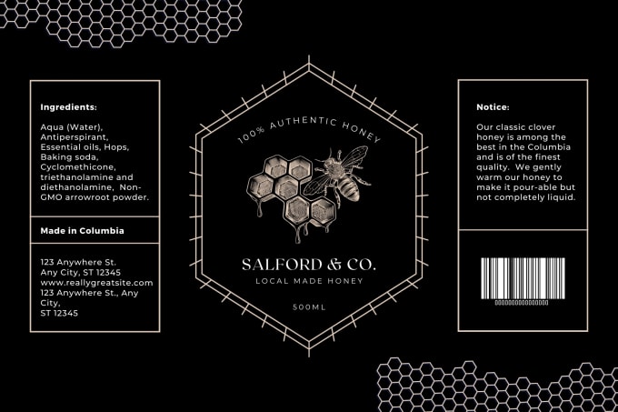 Gig Preview - Do product label design, bottle label design, packaging design and 3d mockups