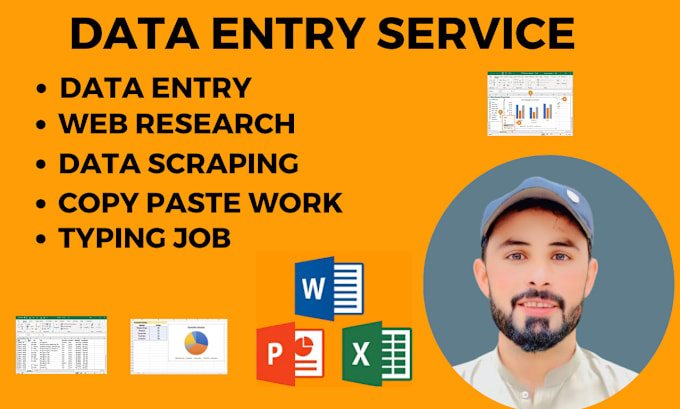 Bestseller - do fast and accurate data entry web research web scraping