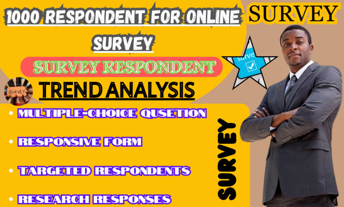 Gig Preview - Get 10,000 respondents for the online survey