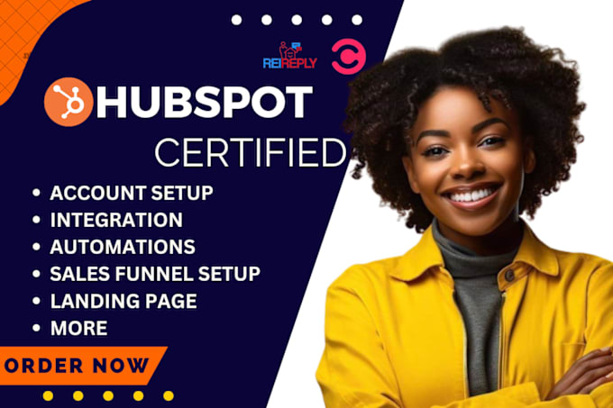 Gig Preview - Setup hubspot crm for sales and build hubspot website or hubspot landing page