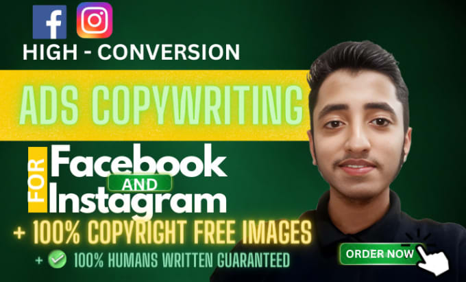 Gig Preview - Write high converting ad copy for facebook and instagram ads