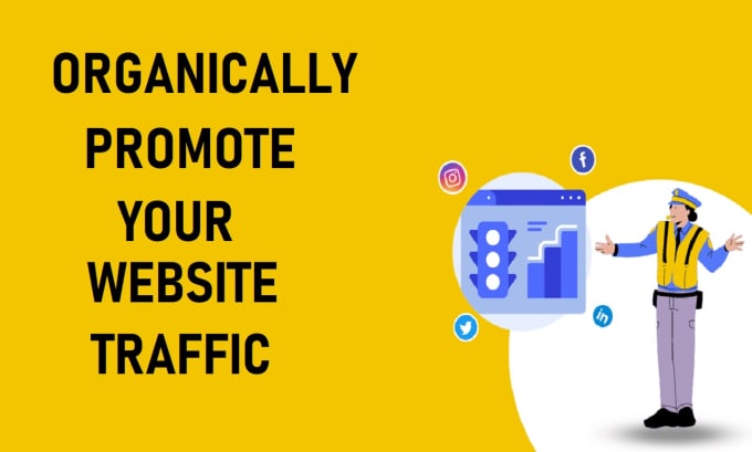 Gig Preview - Organically promote your website traffic through ads campaign