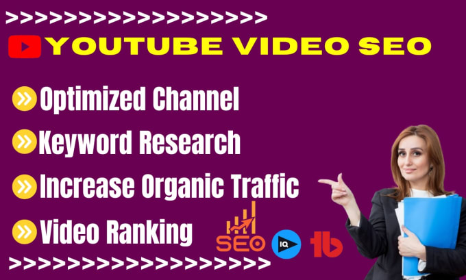 Gig Preview - Do best youtube video seo for growth your channel