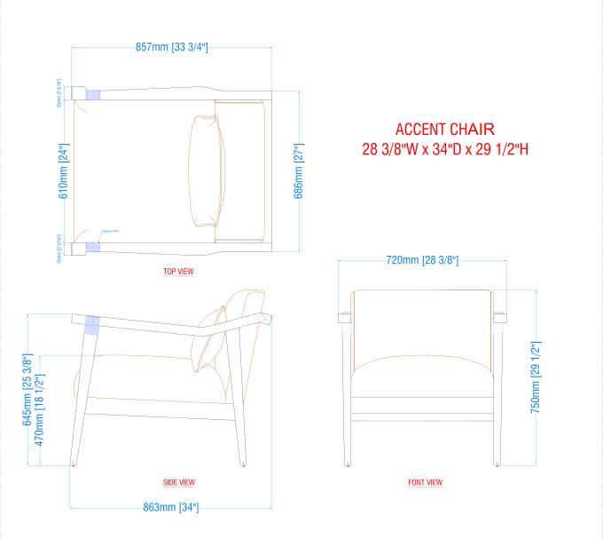 Gig Preview - Do 2d drawing and 3d rendering for furniture design