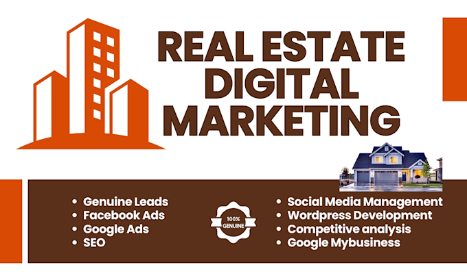 Gig Preview - Do real estate digital marketing