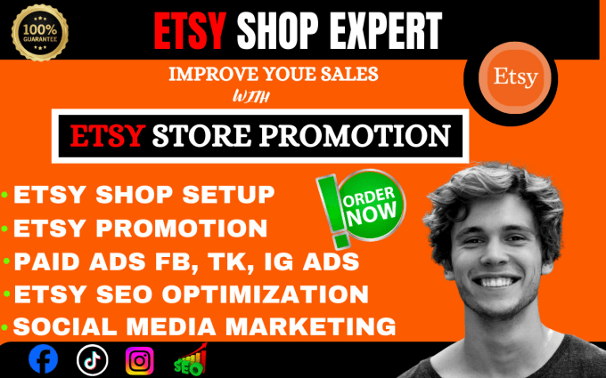 Gig Preview - Do ebay etsy promotion boost complete shopify store sales promotion marketing