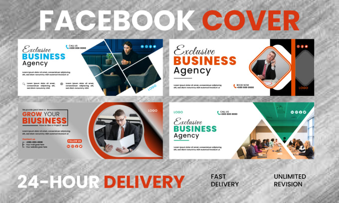 Gig Preview - Design a facebook cover, youtube banner, header, linkedin, or twitter