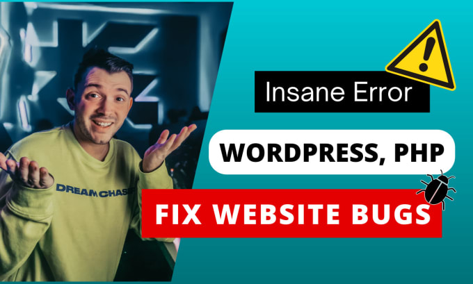 Gig Preview - Fix wordpress, php, codeigniter, website issue, errors, bugs