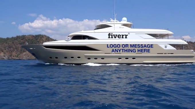 Gig Preview - Add anything to a Yacht Video