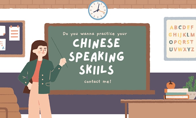 Gig Preview - Help you to improve your chinese speaking